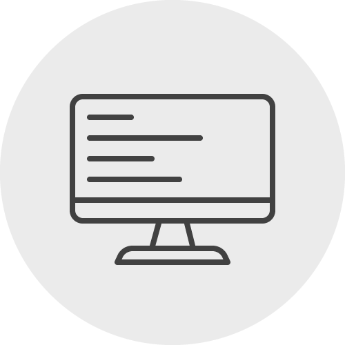 Icon of computer monitor