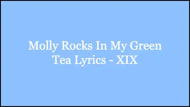 Molly Rocks In My Green Tea Lyrics - XIX